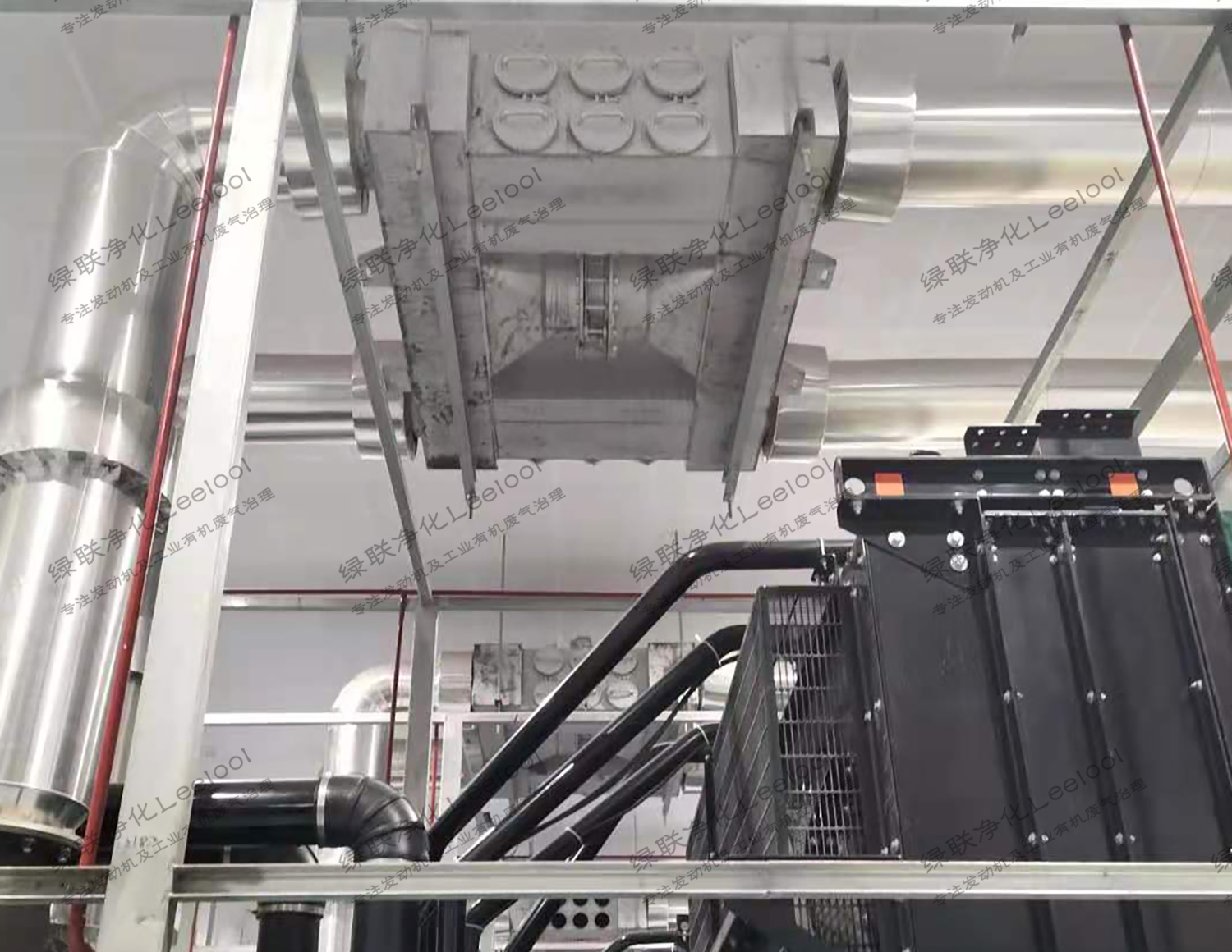 大排量發(fā)動機尾氣治理黑煙凈化器