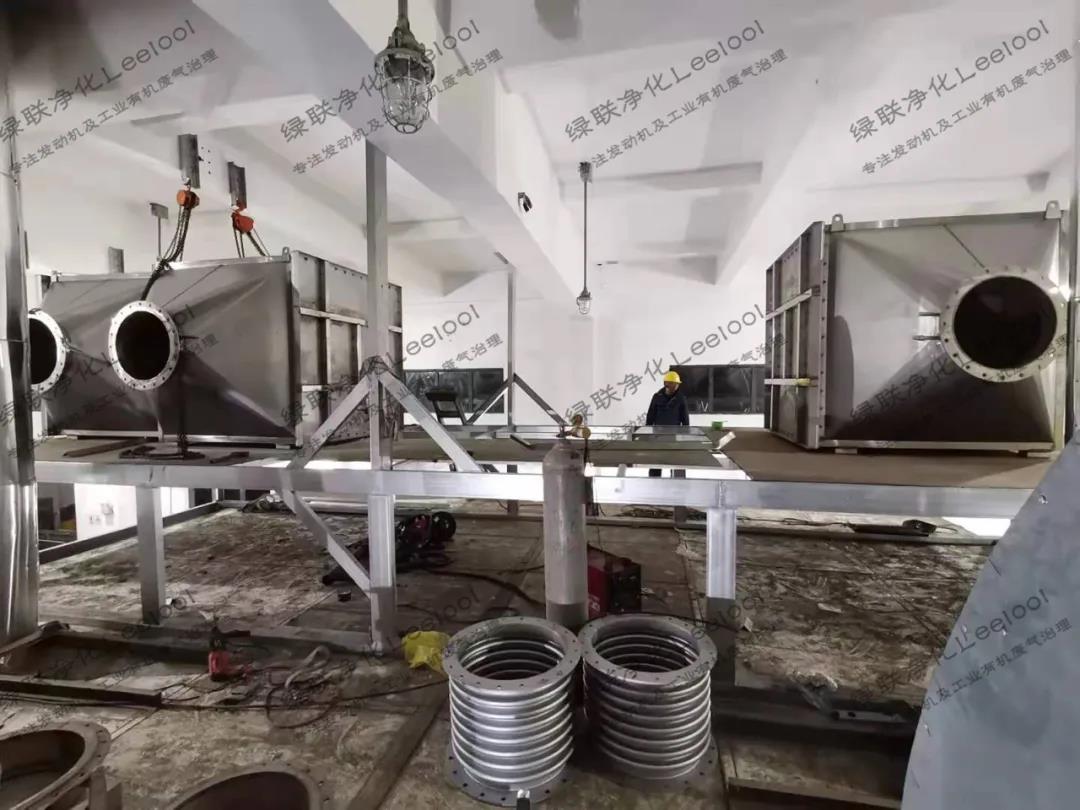 綠聯凈化SCR脫硝系統安裝現場 綠聯凈化SCR脫硝系統安裝現場
